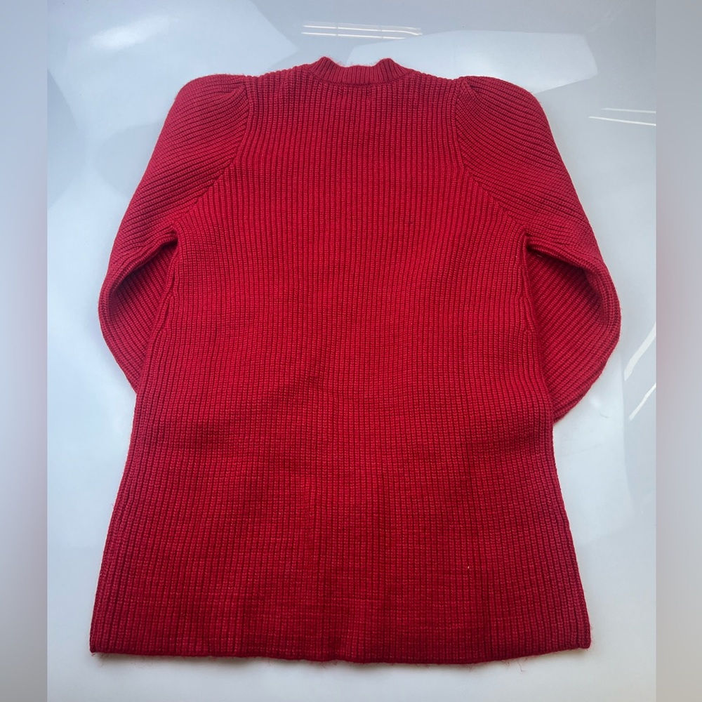 SHOW ME YOUR MUMU Dixon Sweater Dress in Red Knit N211 - Picture 6 of 10